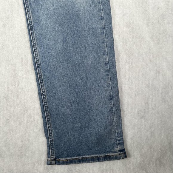 Levi's 505 Men's Jeans Stretch Straight Leg Regular Fit Blue Denim Size W38 L34 - Picture 3 of 14